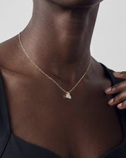 Triple Sparkle Cluster Necklace