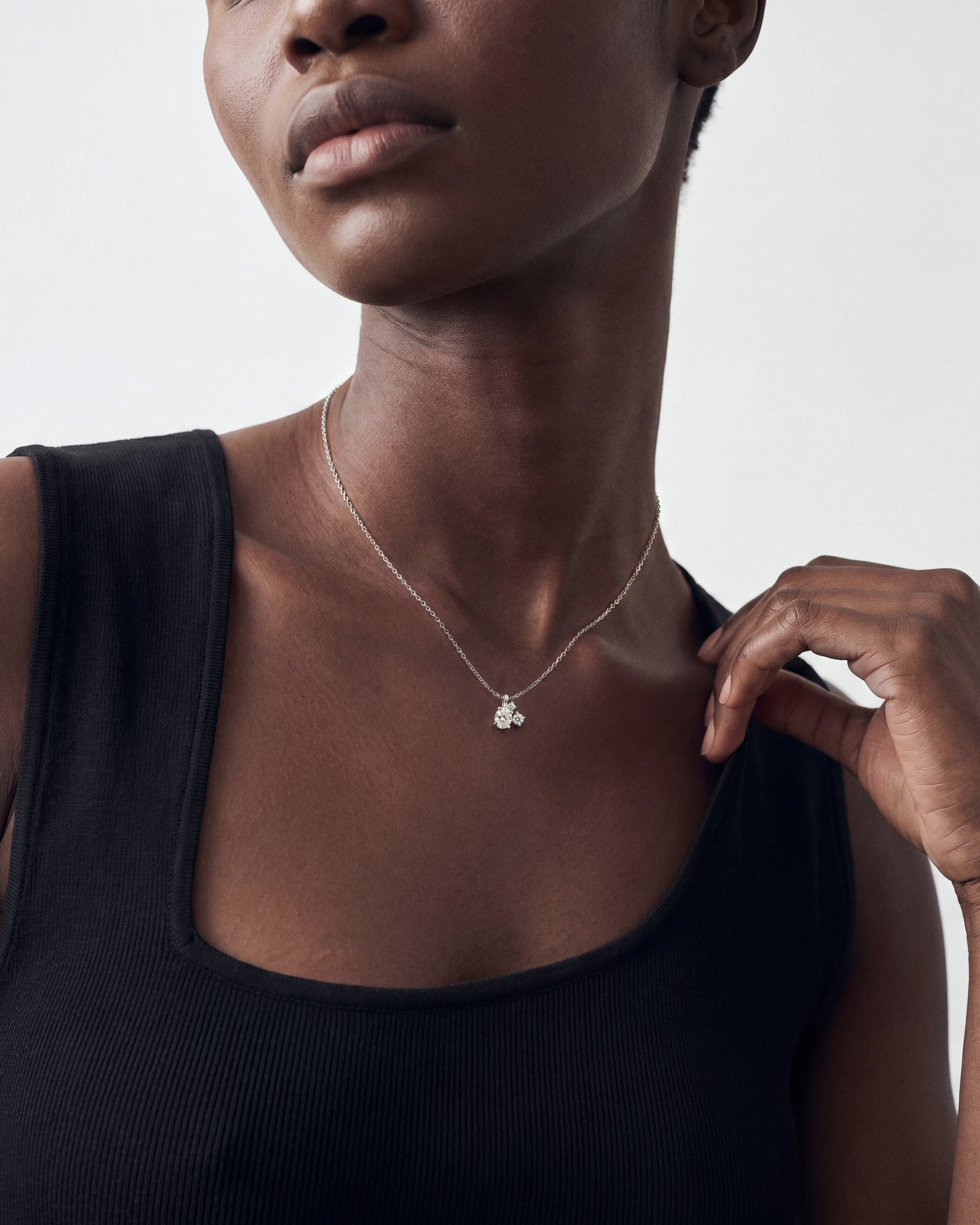 Oval Scatter Necklace
