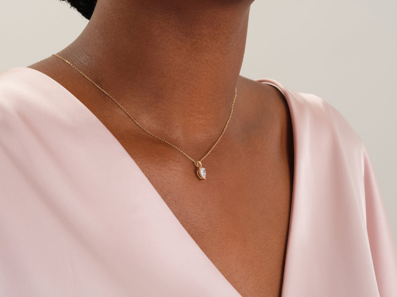 Pear Cut Necklace
