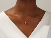 Pear Cut Necklace