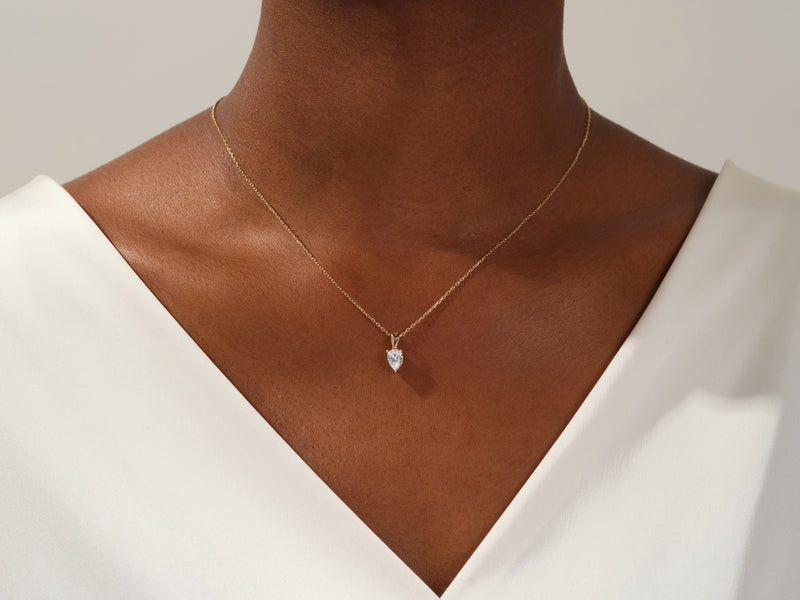 Pear Cut Necklace