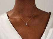 Emerald Cut Necklace