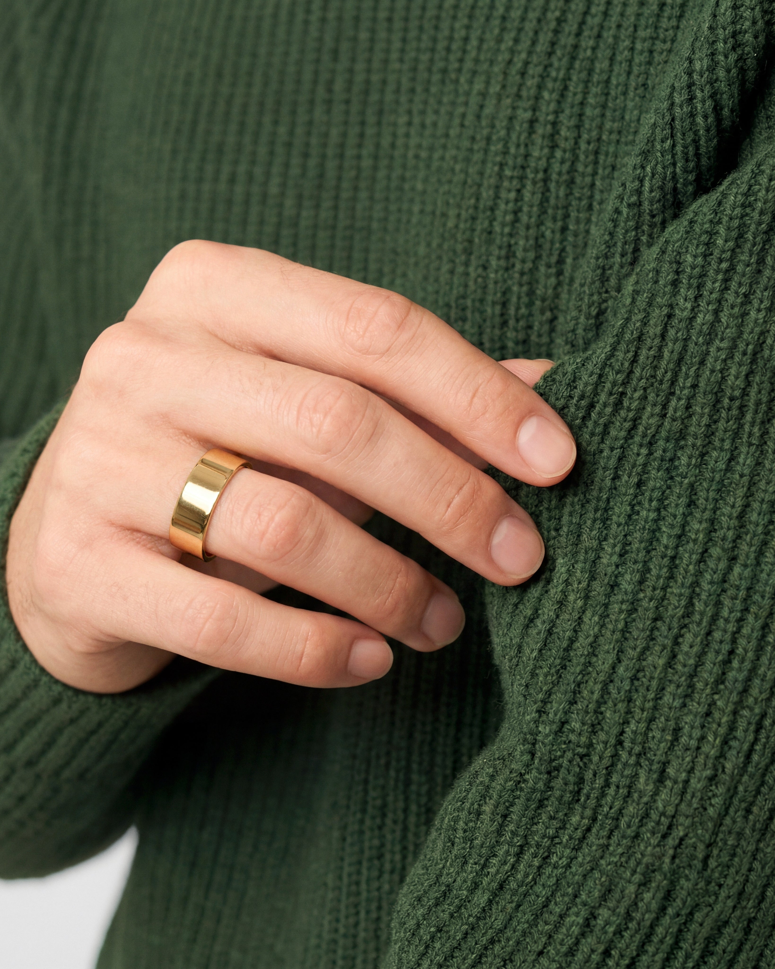8mm Classic Flat Wedding Band