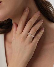 U-Prong Oval Eternity Band (1.50 CT TW)