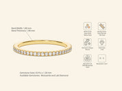 Classic Full Eternity Wedding Band
