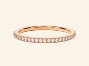 Classic Half Eternity Wedding Band