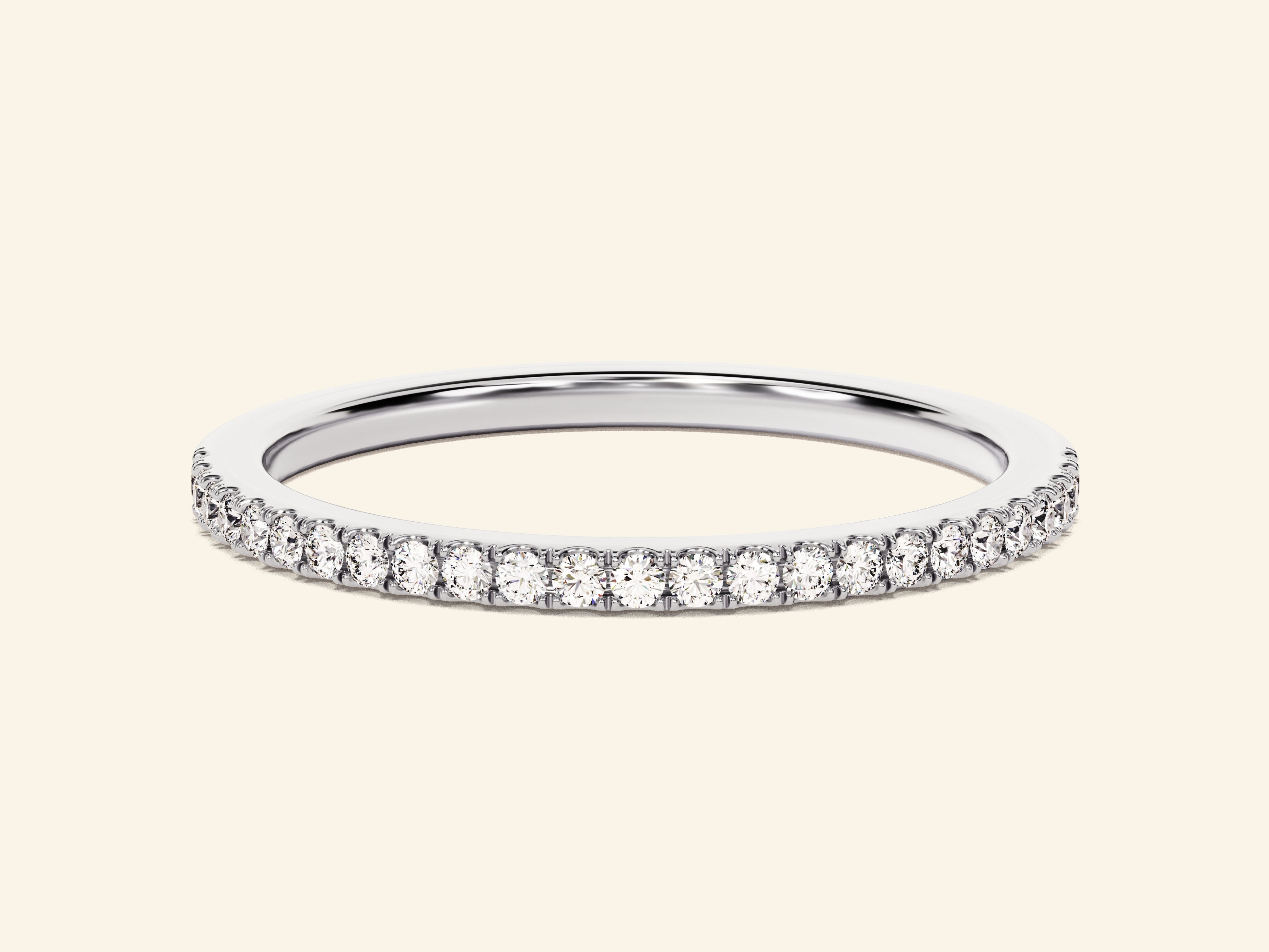 Classic Half Eternity Wedding Band