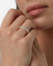 U-Prong Oval Eternity Band (5.00 CT TW)