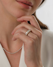 Shared Prong Oval Eternity Band (8.00 CT TW)