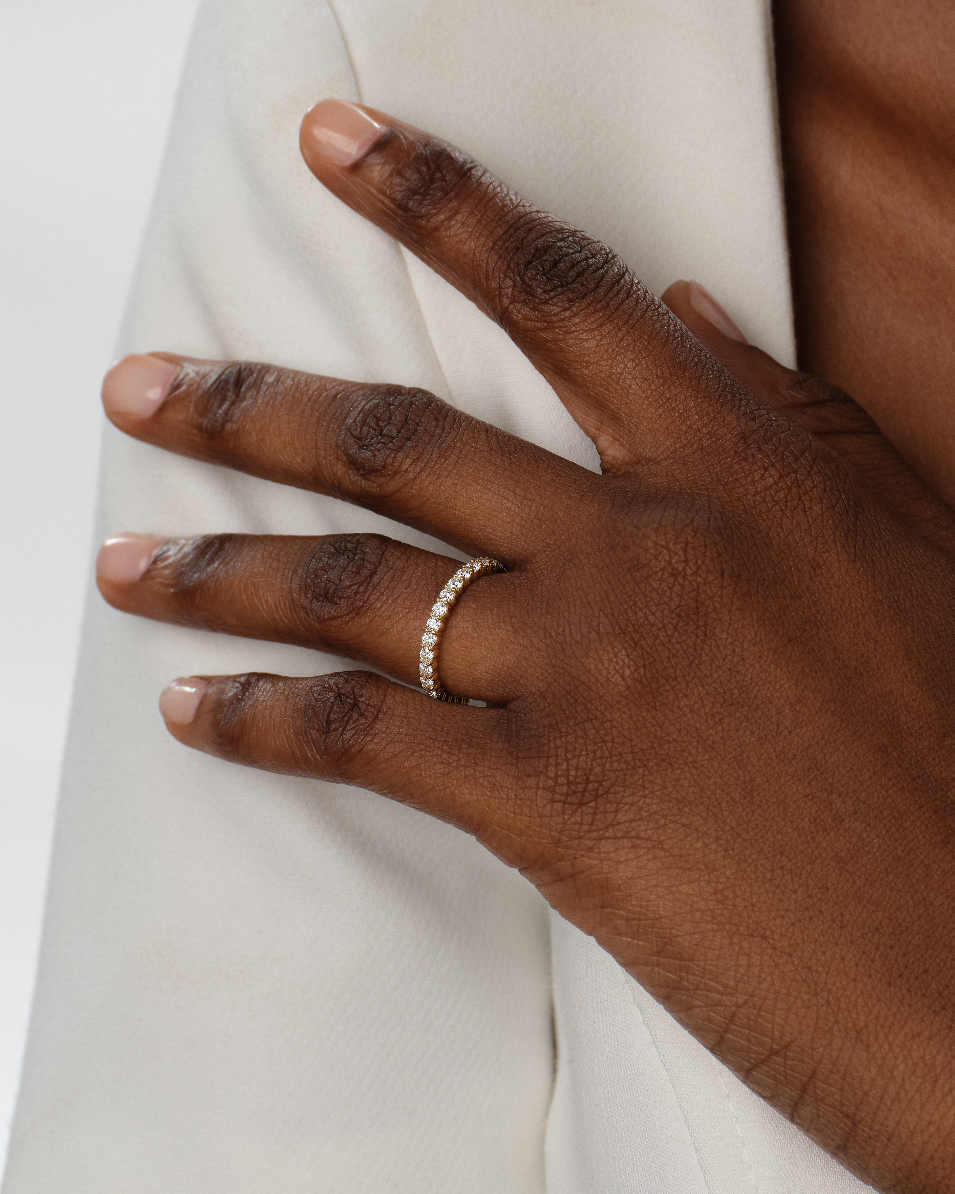 Single Prong Half Eternity Band (1.75 CT TW)