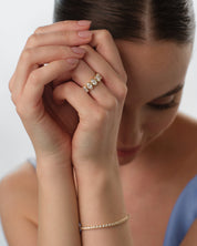 Bezel Oval Eternity Band (6.50 CT TW)