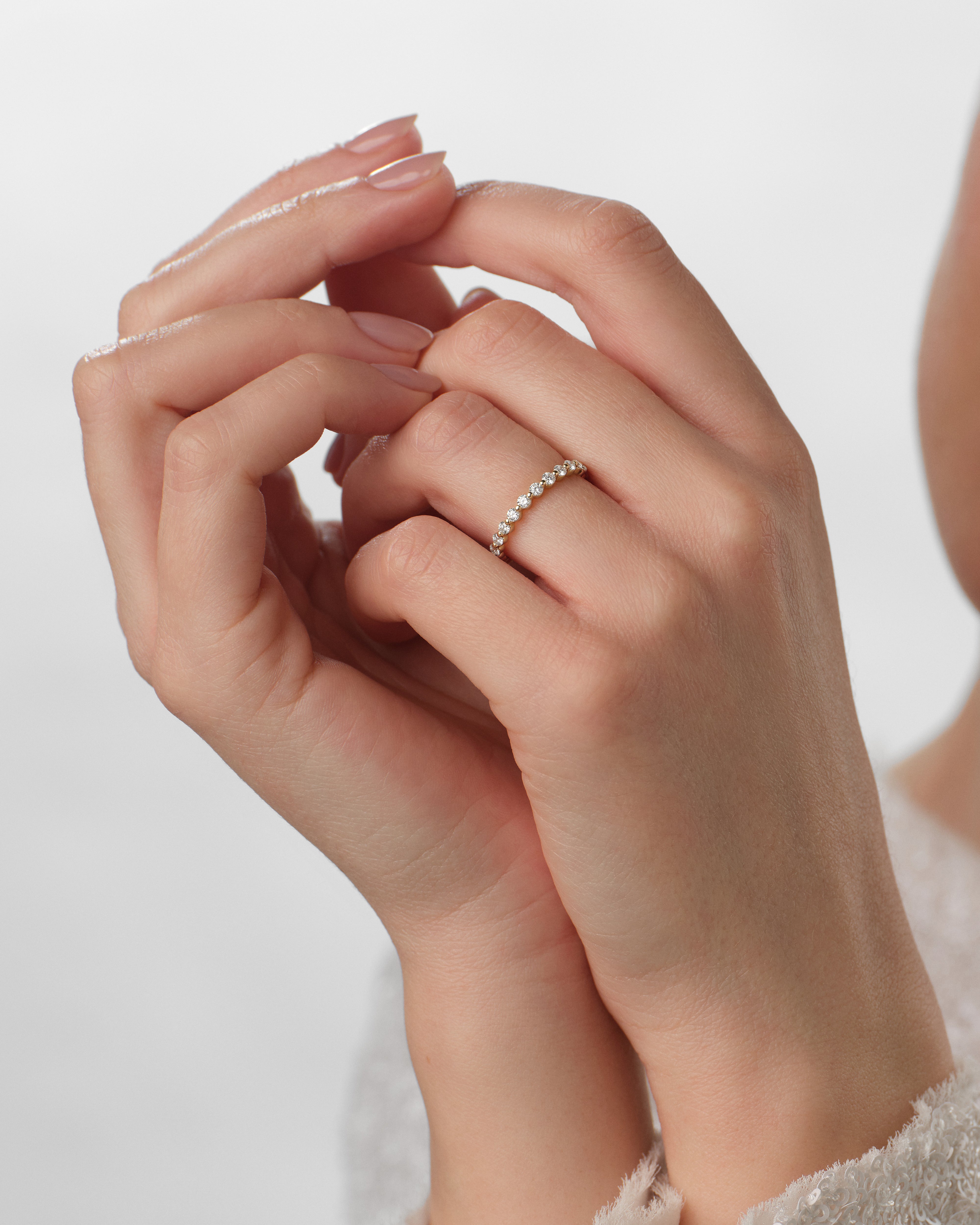 Single Prong Half Eternity Band (0.35 CT TW)