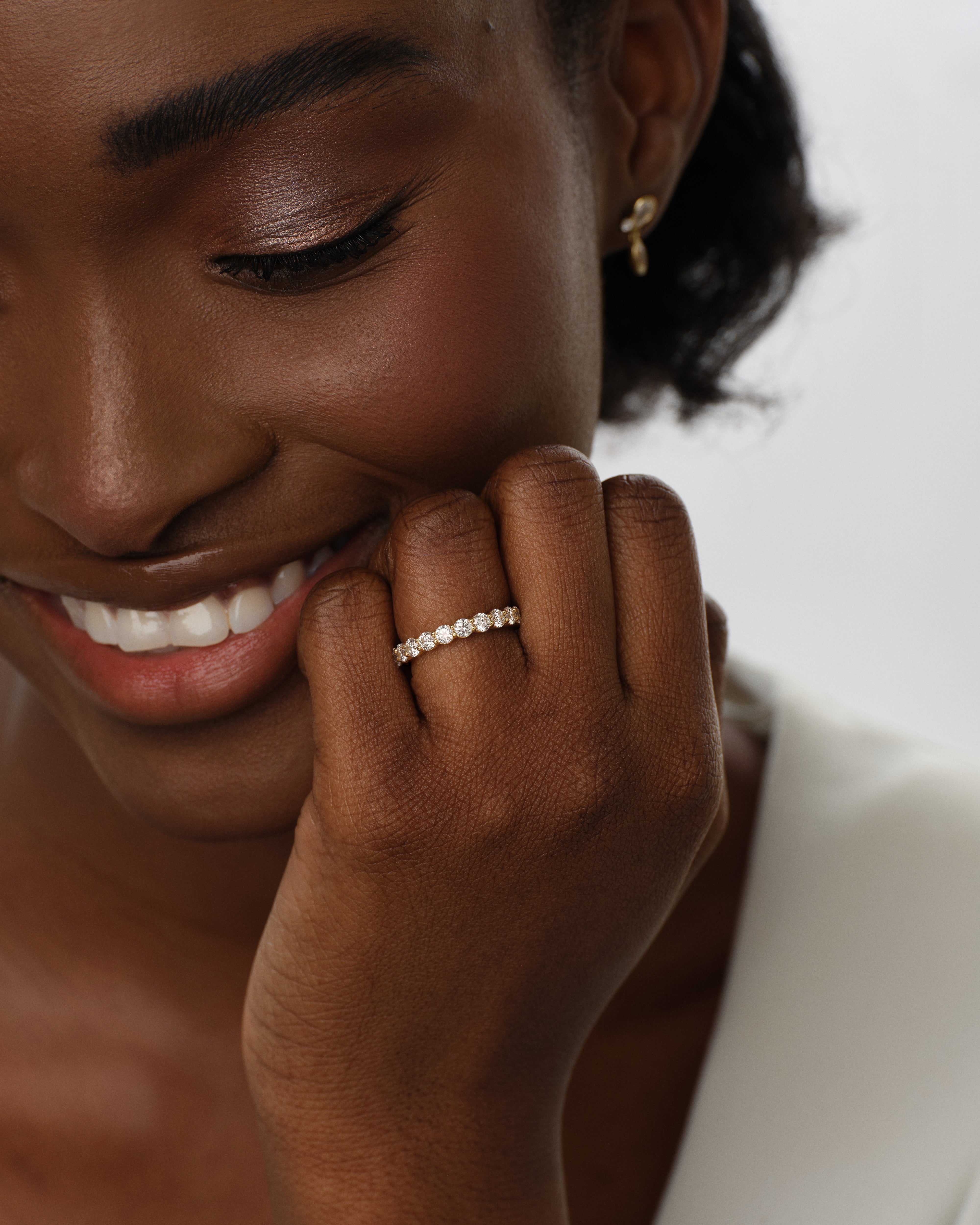 Faceted Half Eternity Band (1.00 CT TW)