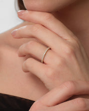 U-Prong Half Eternity Band (0.35 CT TW)