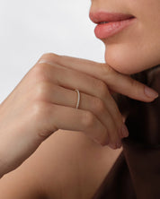 U-Prong Half Eternity Band (0.25 CT TW)