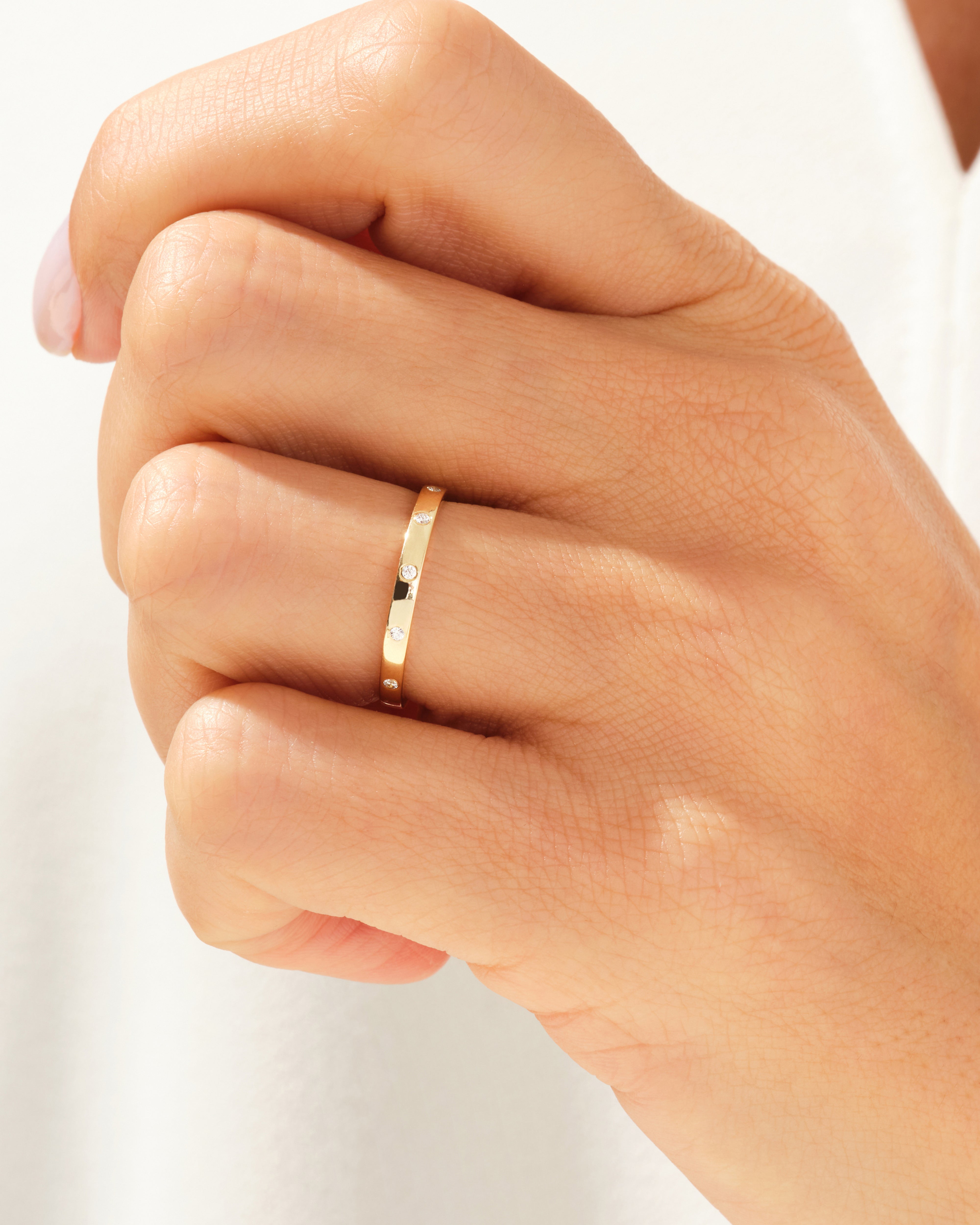 Flush Set Wedding Band