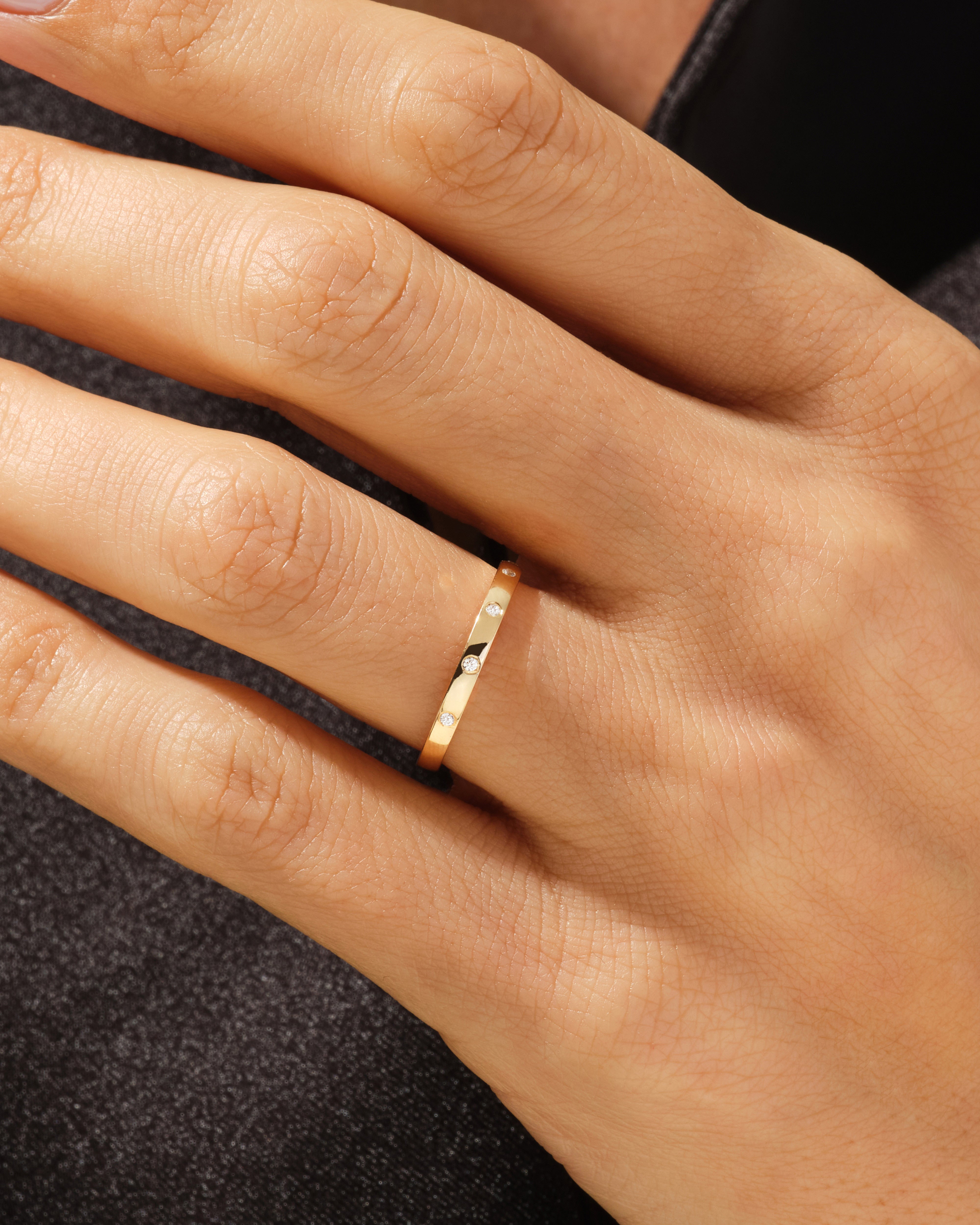 Flush Set Wedding Band