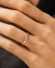 Dainty Nine-Stone Wedding Band