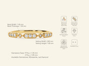 Art Deco Wedding Band