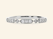 Art Deco Wedding Band