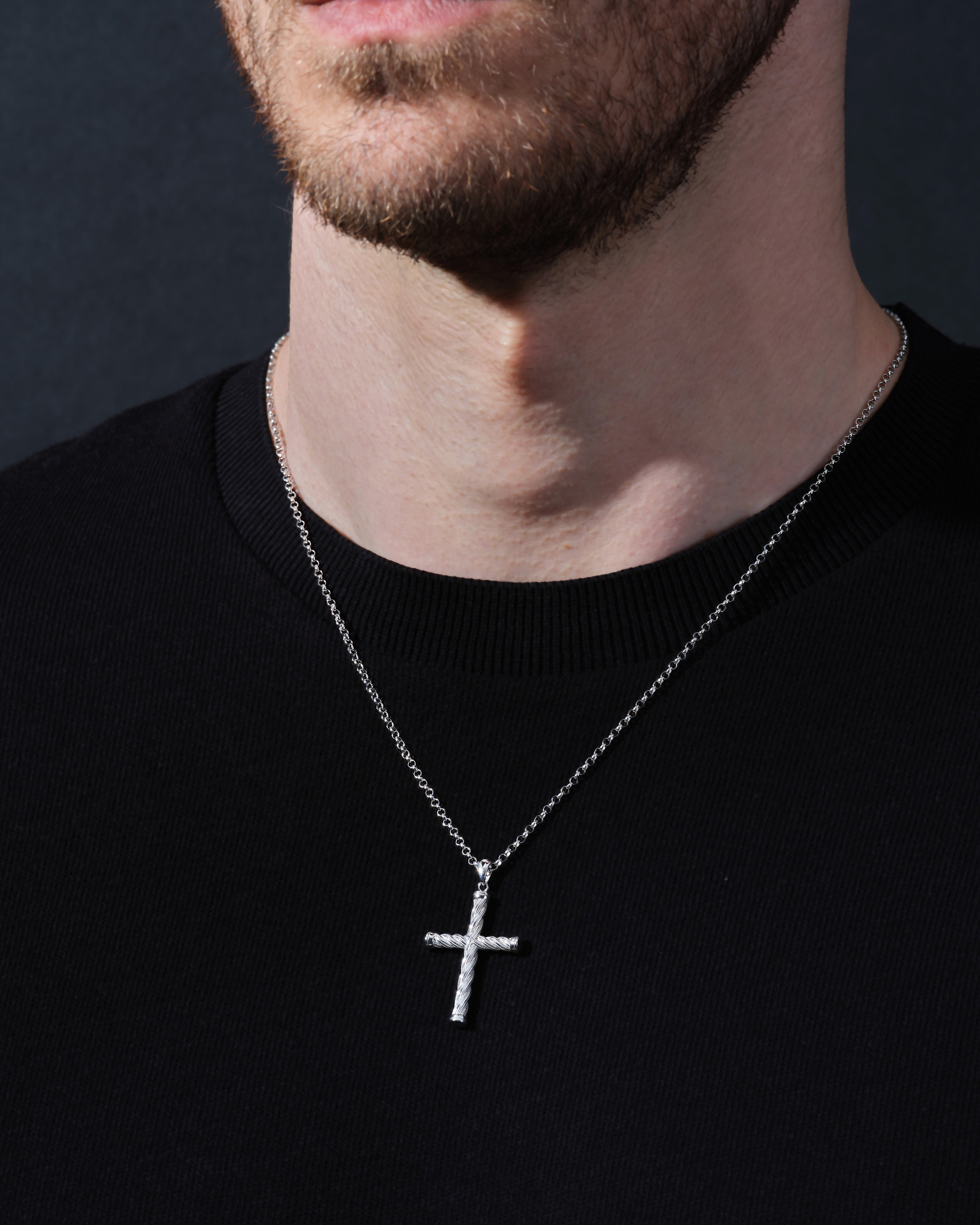 Twisted Cross Necklace