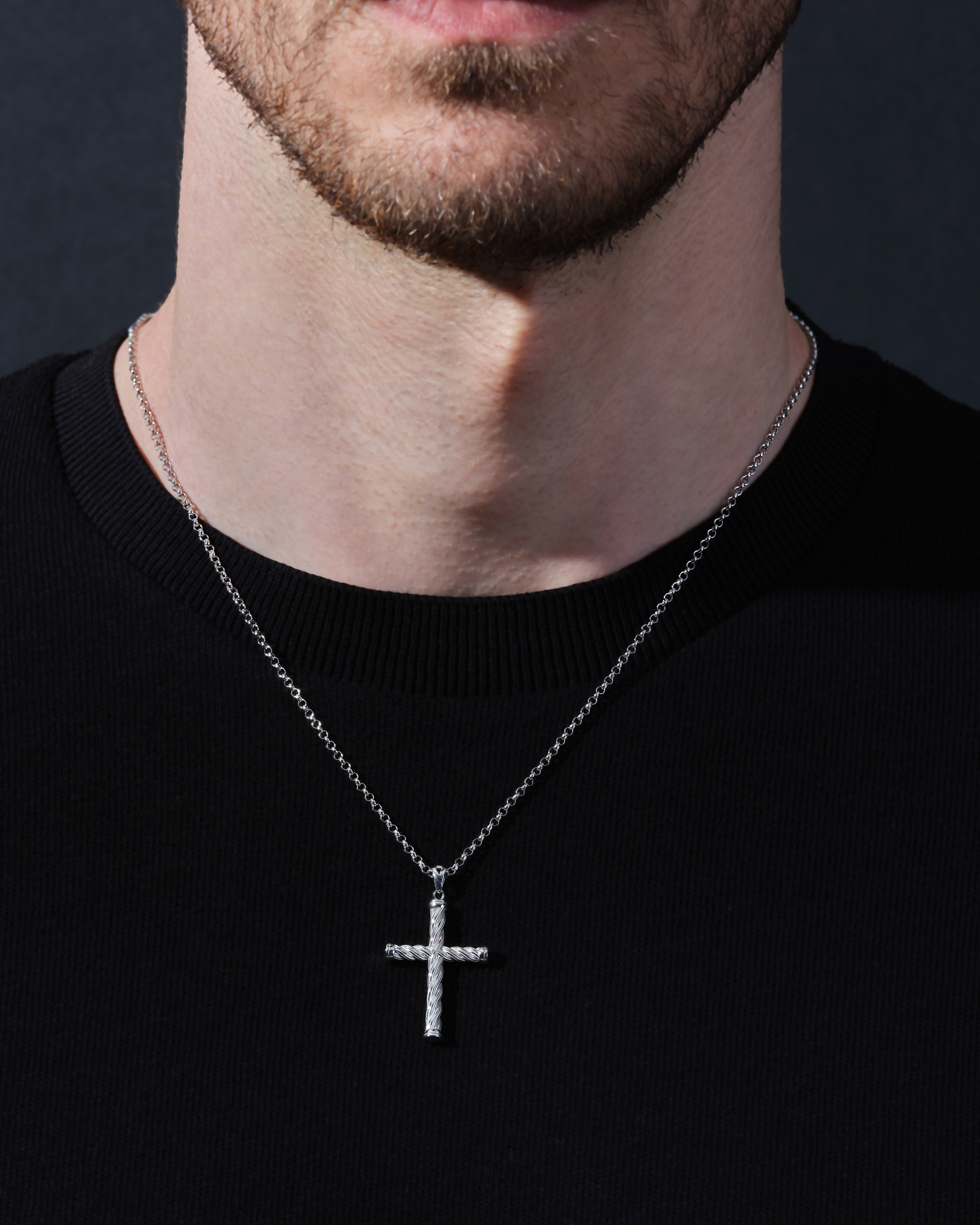 Twisted Cross Necklace