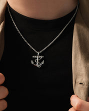 Roped Anchor Necklace