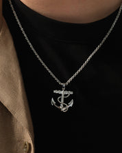 Roped Anchor Necklace
