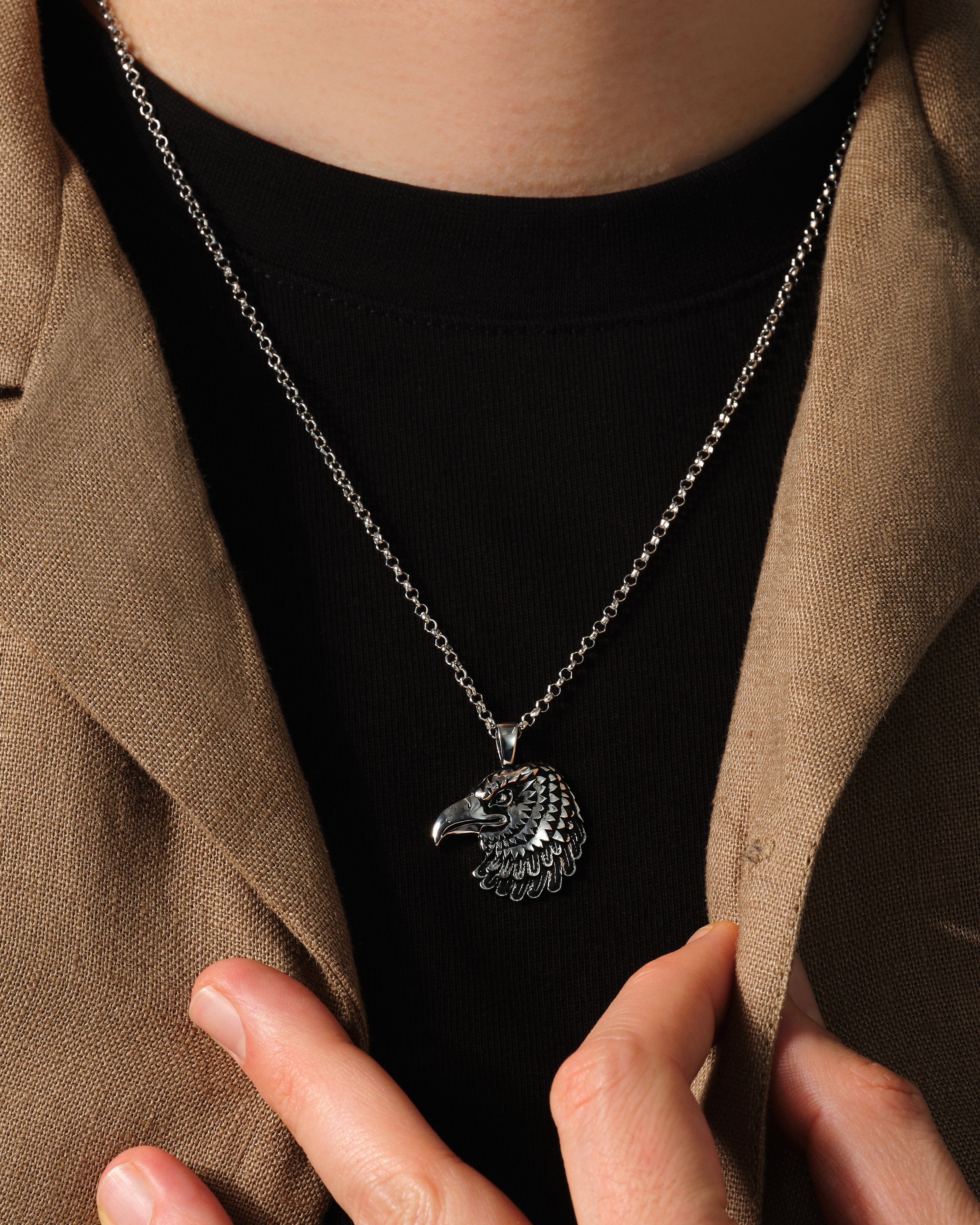 Fierce Eagle Pendant Necklace