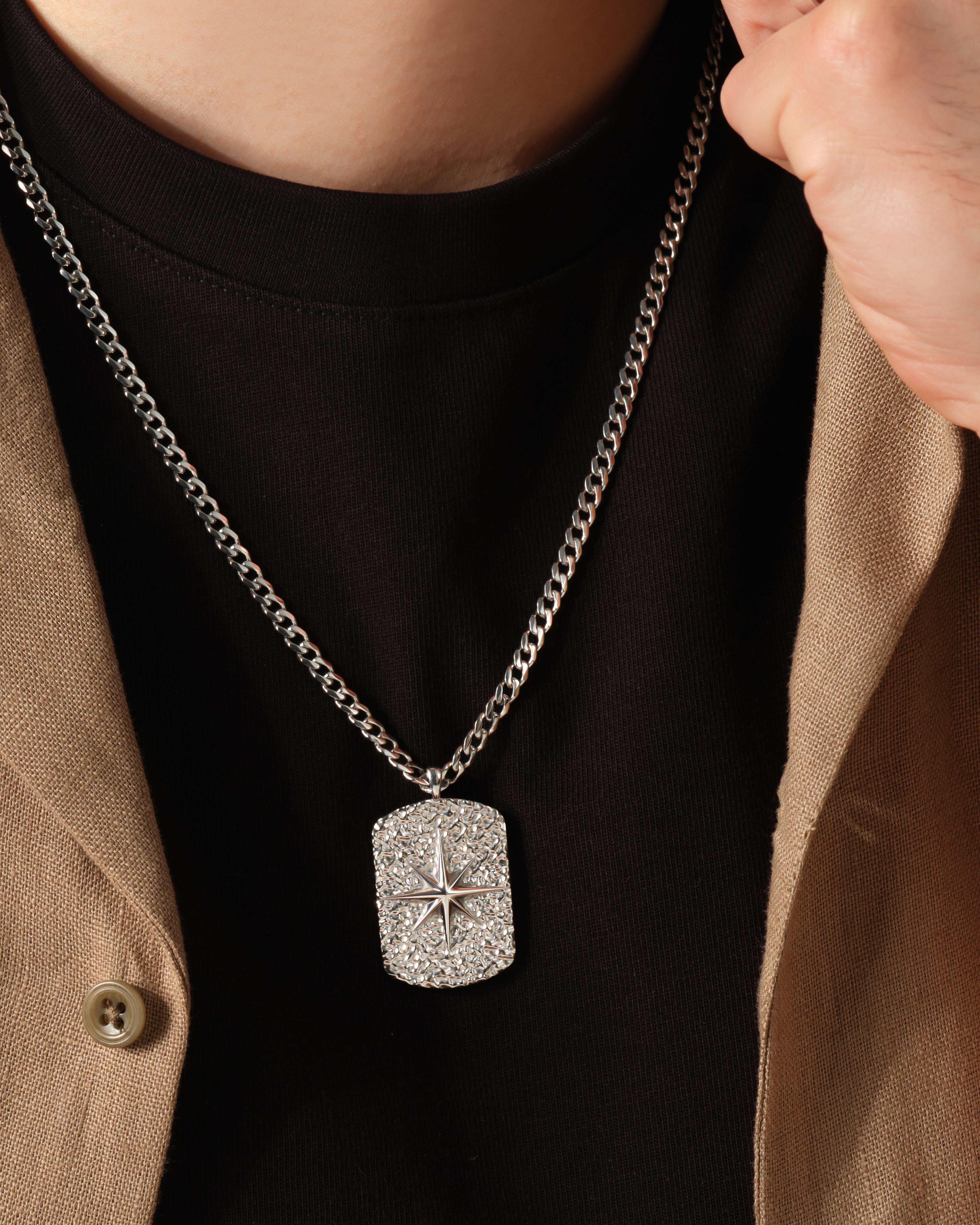 North Star Compass Necklace