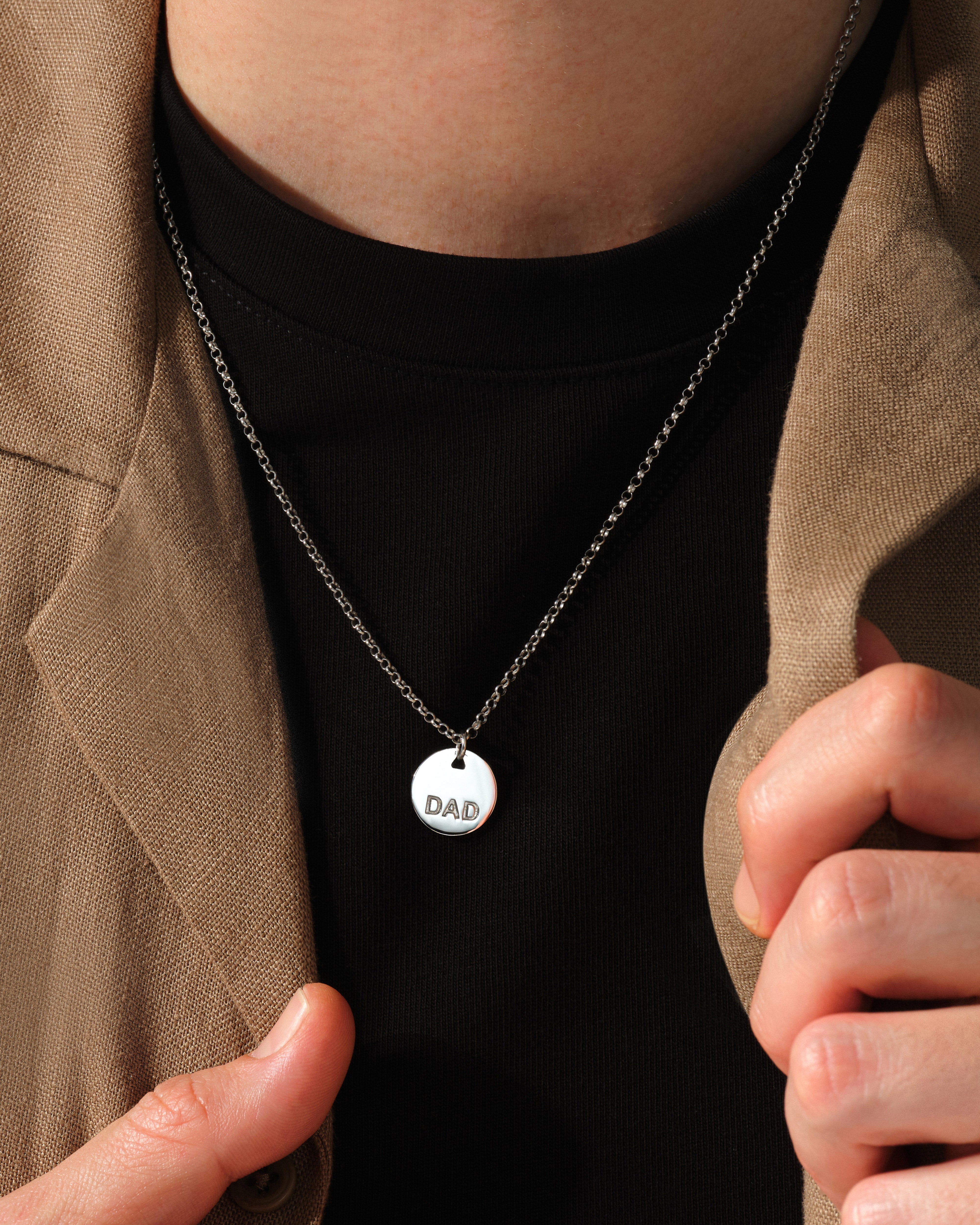 Dad Medallion Necklace