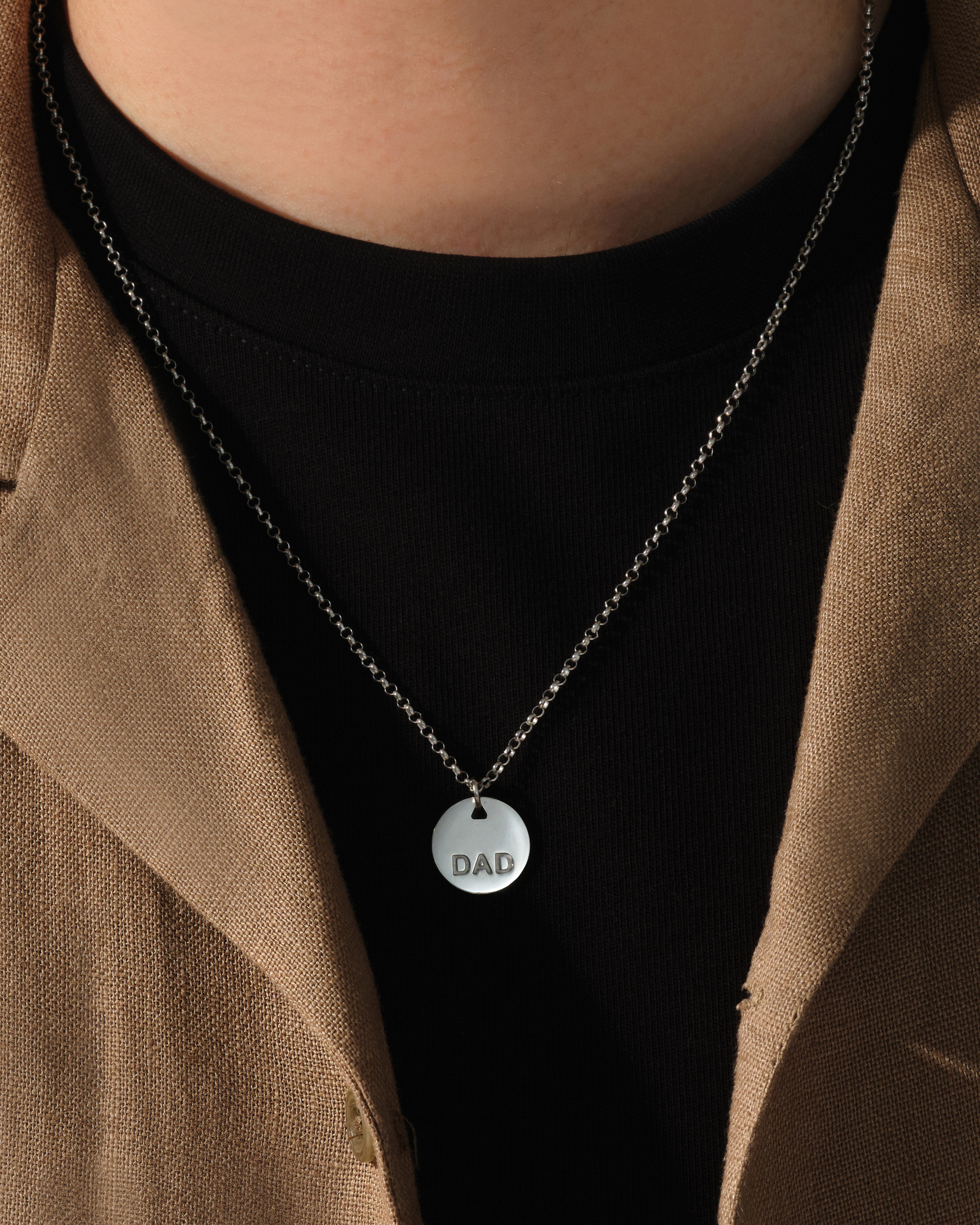 Dad Medallion Necklace