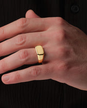 Octagon Signet Ring