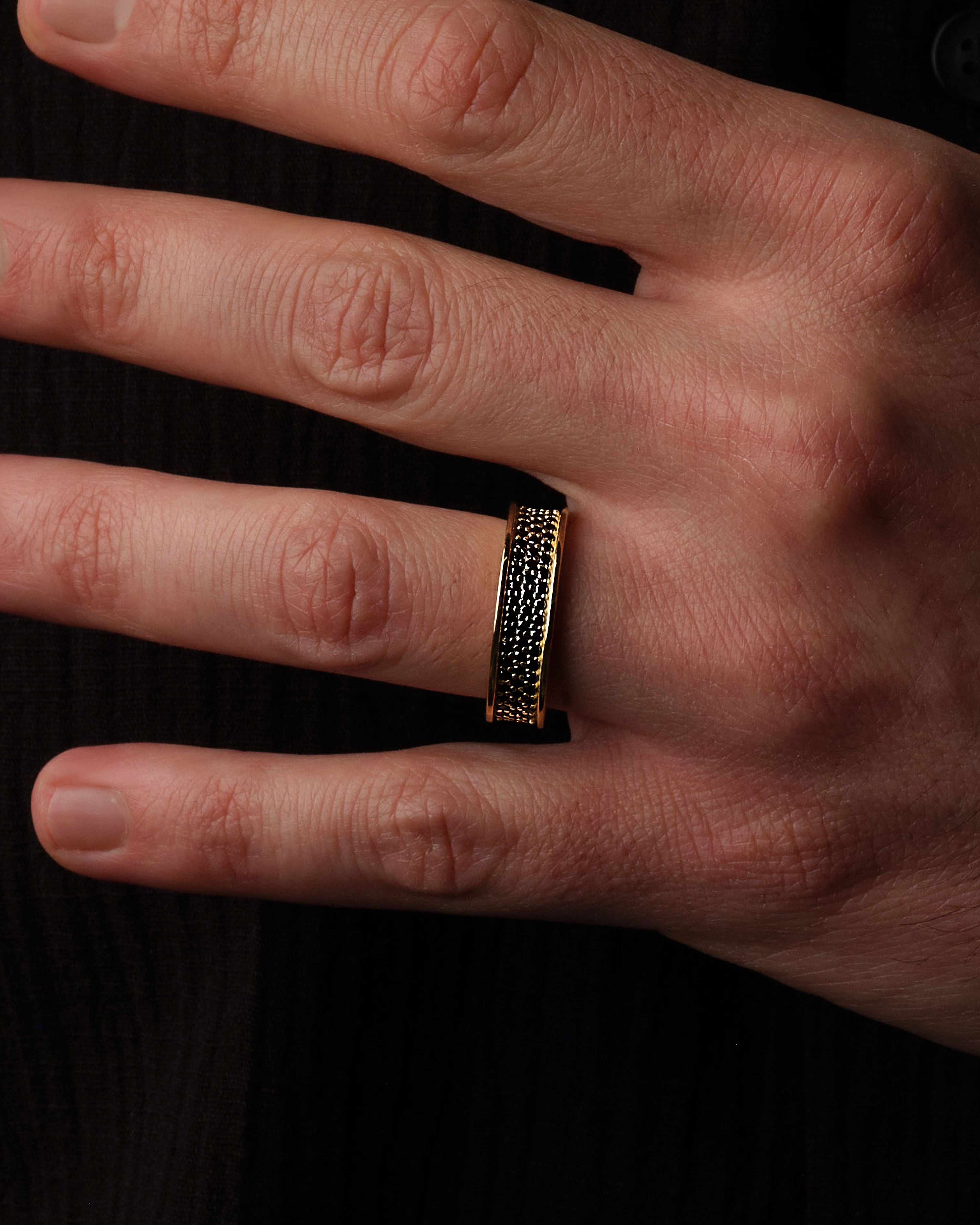 Triple Row Ring