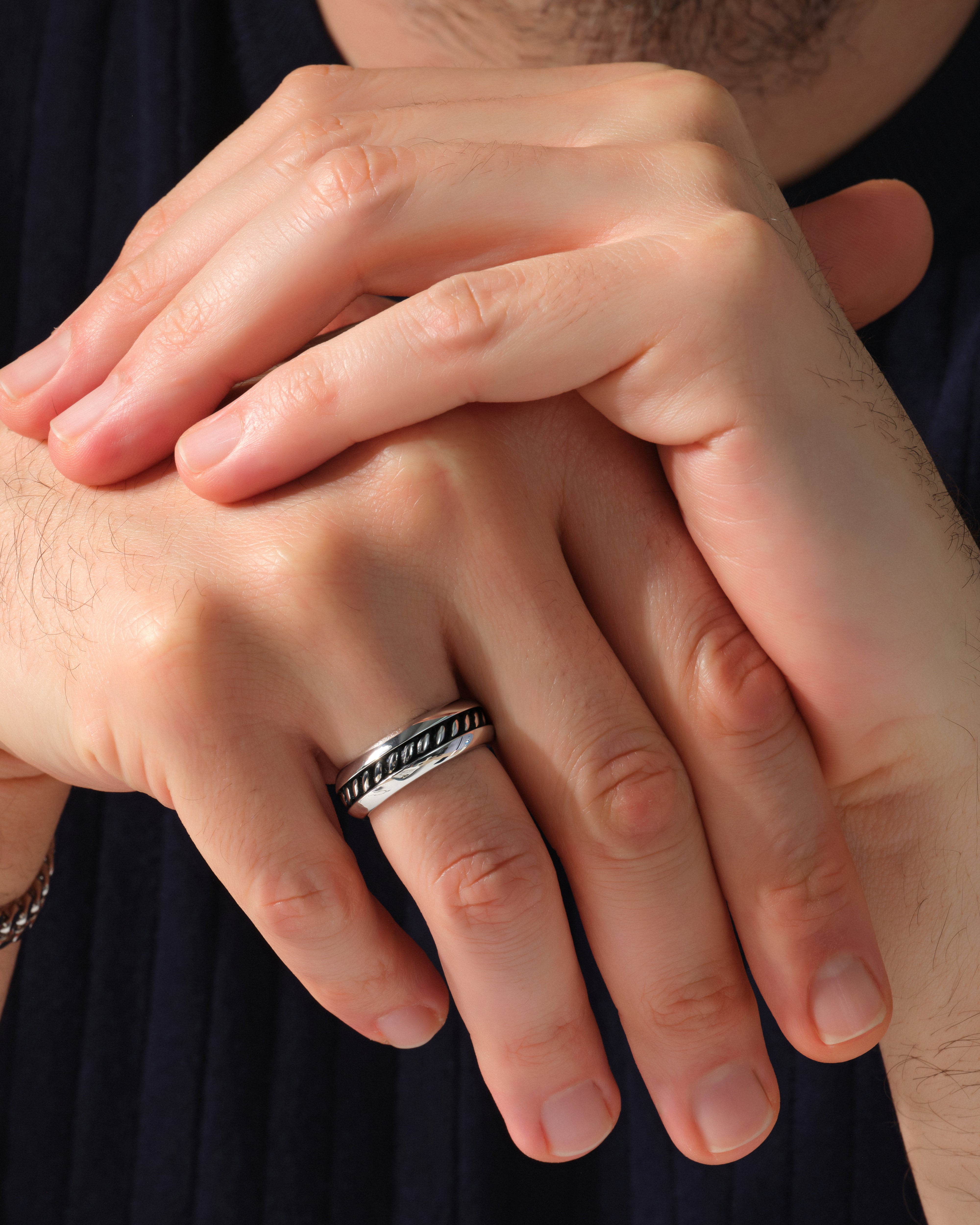Twisted Cable Band Ring