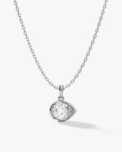 Teardrop Bezel Necklace