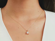Princess Cut Necklace (2 CT)
