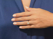 Emerald Solitaire Engagement Ring
