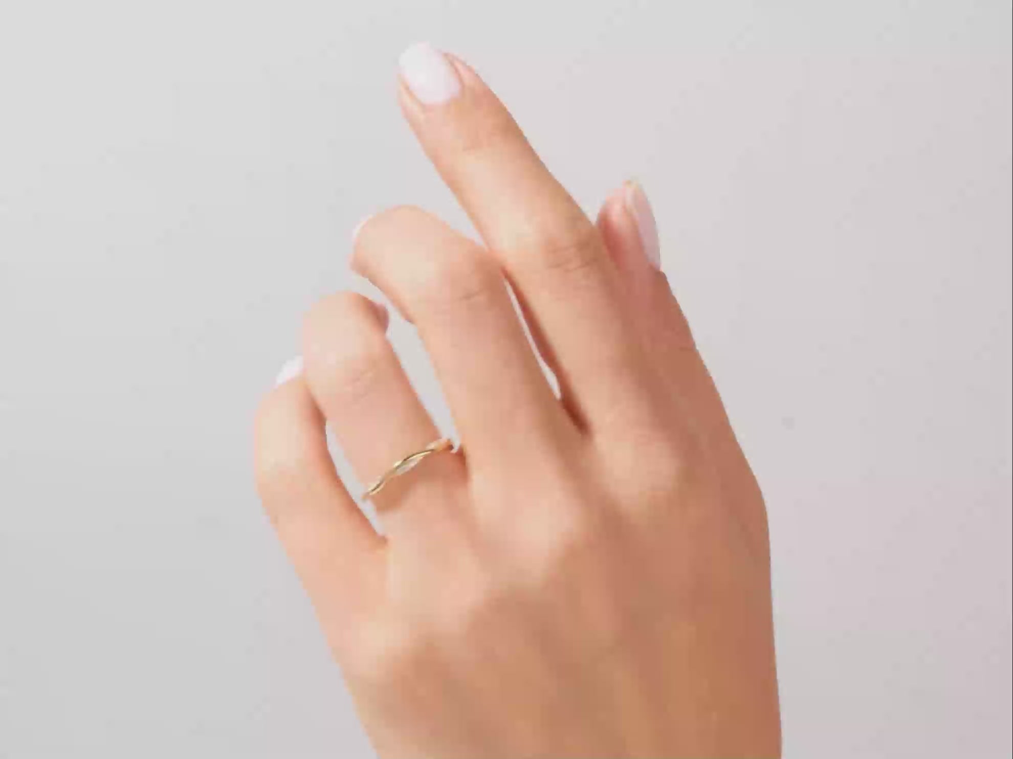 Twisted Vine Wedding Band