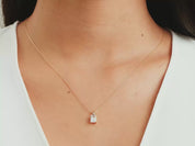 Emerald Cut Necklace