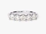 U-Prong Five Stone Moissanite Anniversary Band (1.00 CT TW)