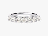 Seven Stone Trellis Moissanite Anniversary Band (0.70 CT TW)