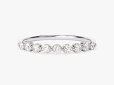 Floating Nine Stone Moissanite Anniversary Band (0.45 CT TW)