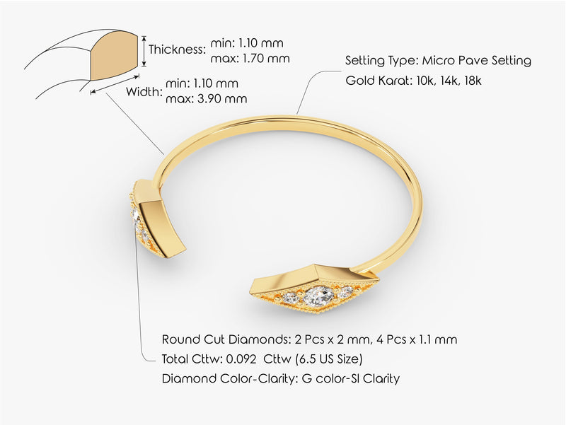 White, Rose, Yellow, 14k Gold, 18k Gold