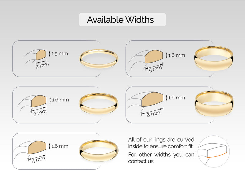 White, Rose, Yellow, 14k Gold, 10k Gold, 18k Gold