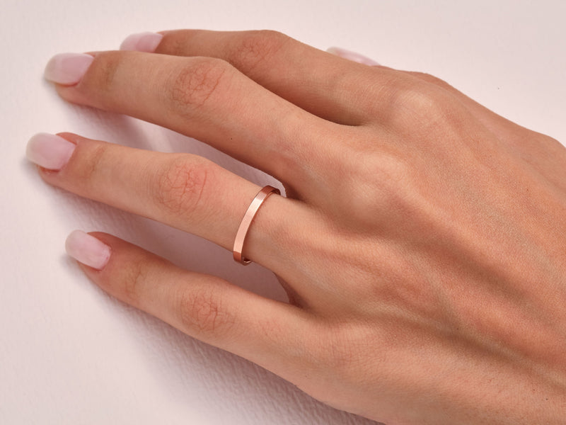 2mm Classic Flat Wedding Band