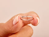 1mm Solid Gold Thin Wedding Band