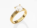 4-Prong Round Solitaire Lab Grown Diamond Bridal Set (1.50 CT)