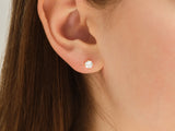 14k Gold Round Cut Lab Grown Diamond Stud Earrings (1.00 ct tw)