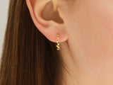 14k Gold Olive Leaf Earrings